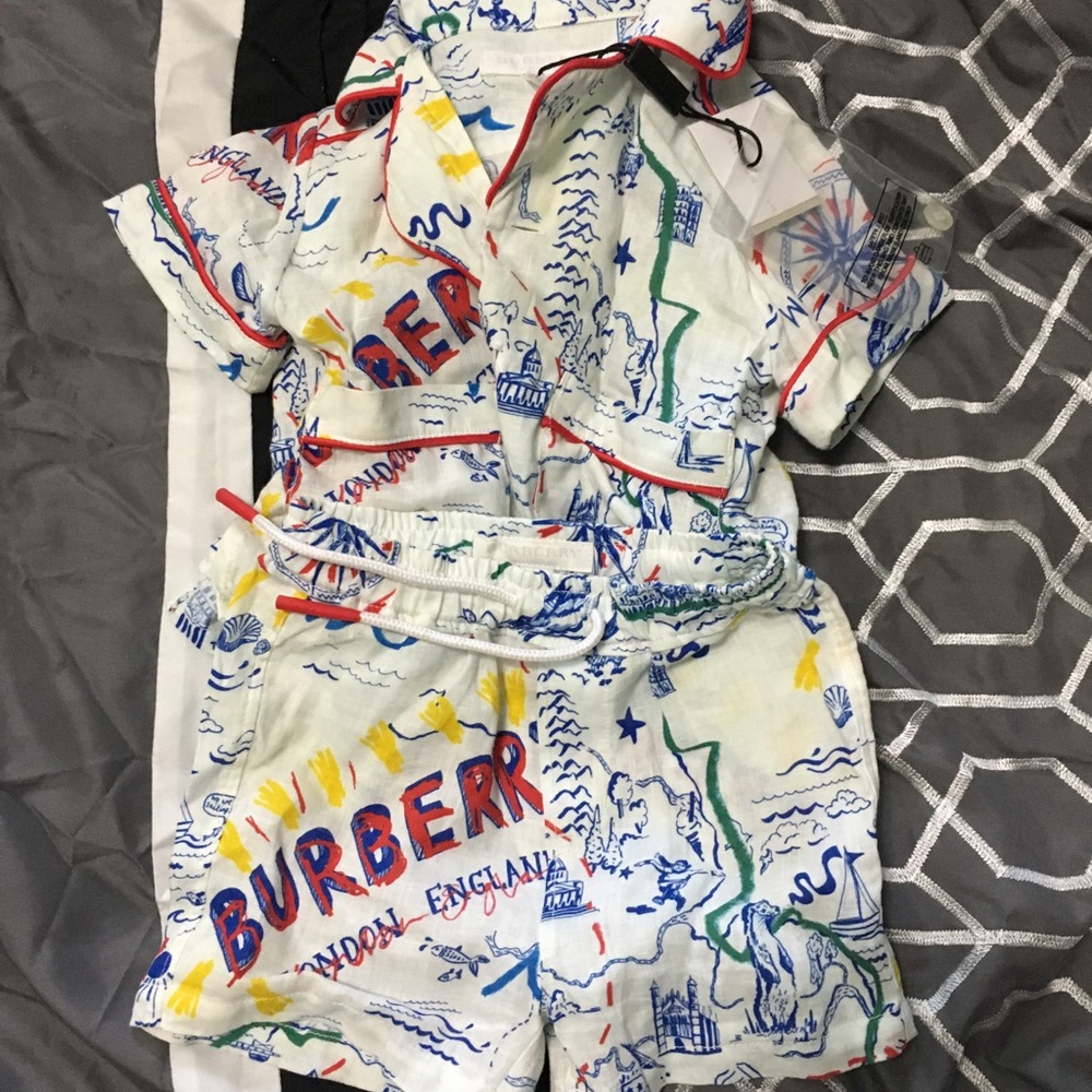 Baby Boy 3 piece Burberry Set